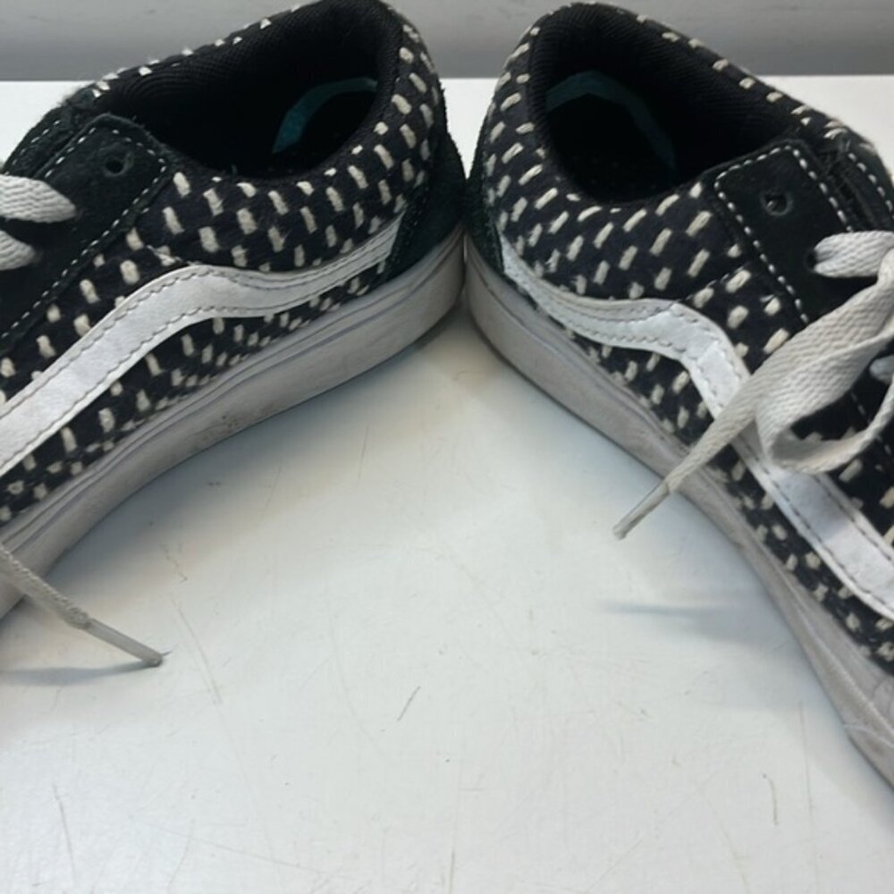 Vans Old Skool Quilt Stitch 'Black White' VN0A3WMA4B0 Sneakers, size 8.5 - Picture 7 of 12